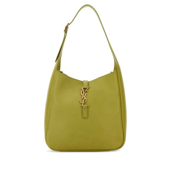 SAINT LAURENT Handbags - Saint Laurent Women Pistachio Green Leather Le 5 á 7 Shoulder Bag